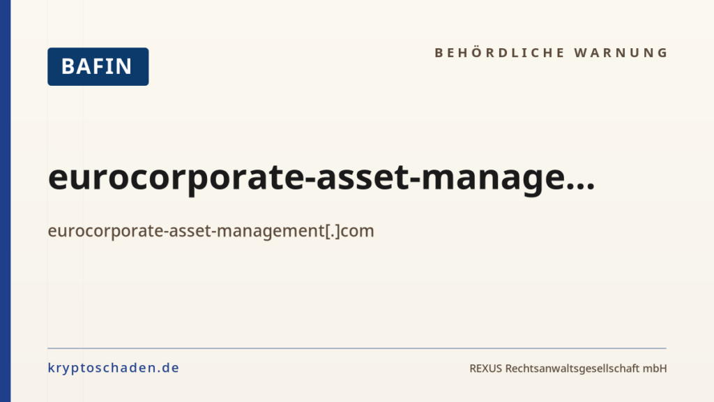 eurocorporate-asset-management[.]com – BaFin-Hinweis