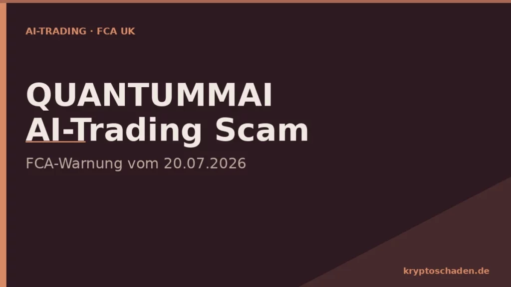 QUANTUMMAI Investments AI-Trading Scam - Cover kryptoschaden.de