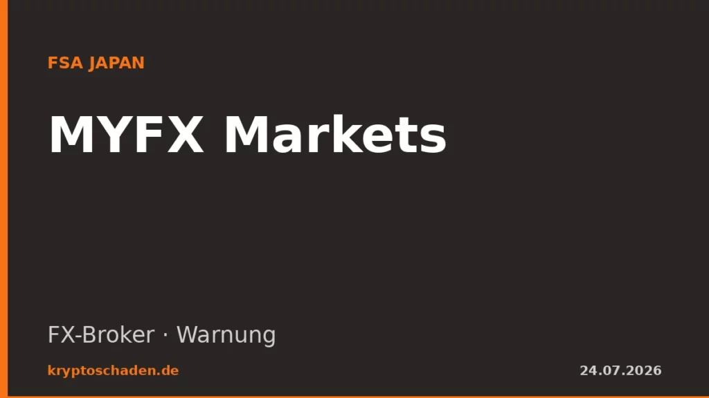 MYFX Markets FSA Japan Warnung myfxmarkets.com