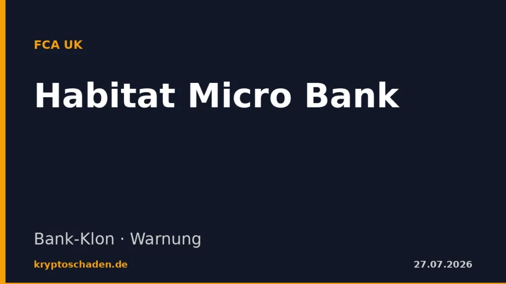 Habitat Micro Bank FCA Warnung habibtatmicrob.com
