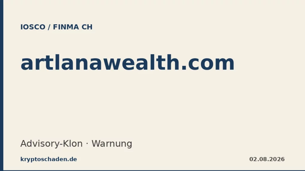 artlanawealth.com FINMA Warnung Vermoegensverwalter