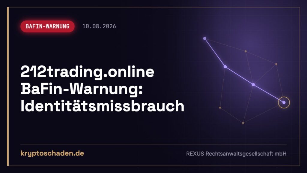 212trading.online/.pro: Fake-Broker laut BaFin – Geld drin?