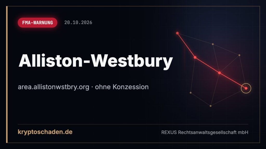 Alliston-Westbury: Keine FMA-Konzession – Depot eröffnet?