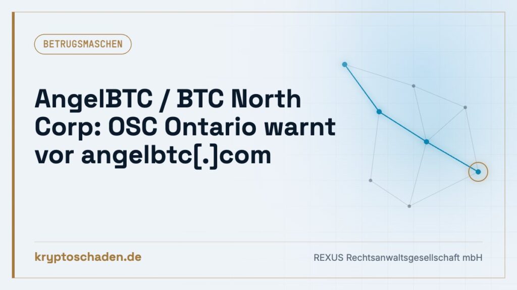 AngelBTC auf OSC-Warnliste: Wallet und Zahlungen sichern