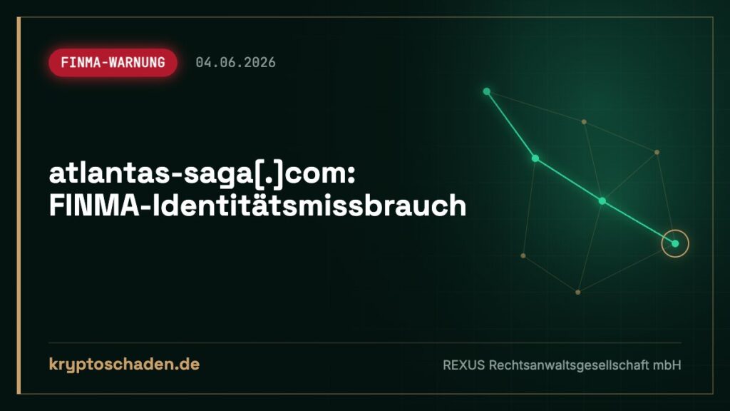 atlantas-saga.com: Fake-Auftritt laut FINMA – Geld angelegt?