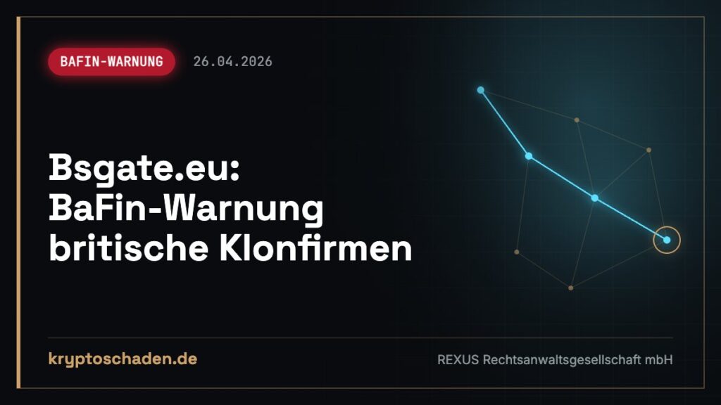 bsgate.eu: Drei Fake-Identitäten laut BaFin – überwiesen?