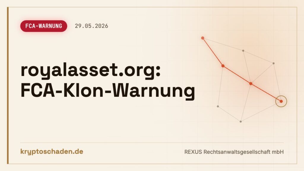 royalasset.org: Fake-Klon laut BaFin – Auszahlung gestoppt?