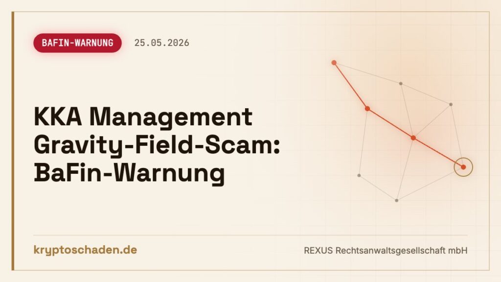 Gravity Field: Fake-Auftritt laut BaFin – WhatsApp-Geld weg?