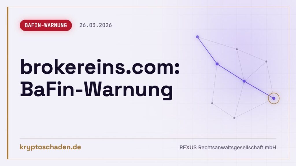 brokereins.com: Geld zurück über die Bank?