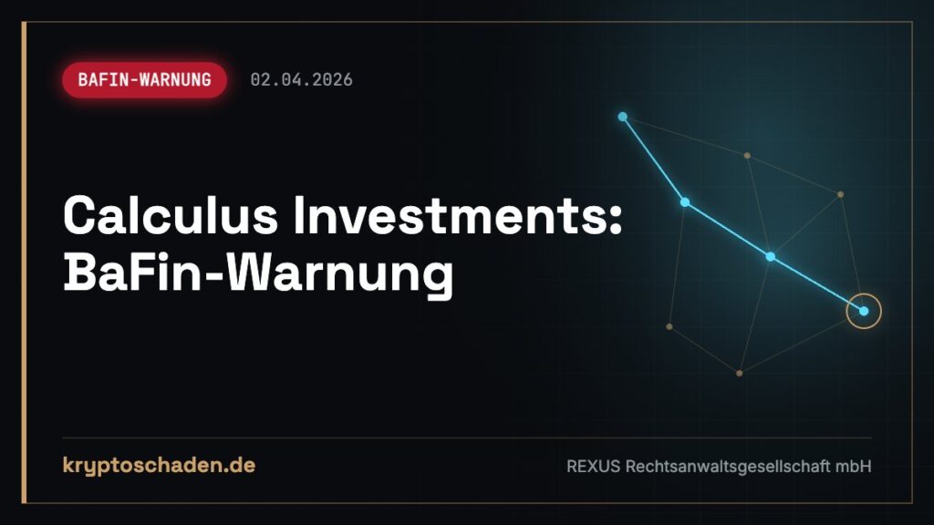 Calculus Investments: Fake-Gründer laut BaFin – Geld weg?