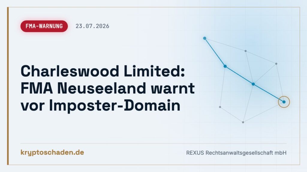 charleswoodlimited.com: FMA meldet Fake-Auftritt – Geld weg?