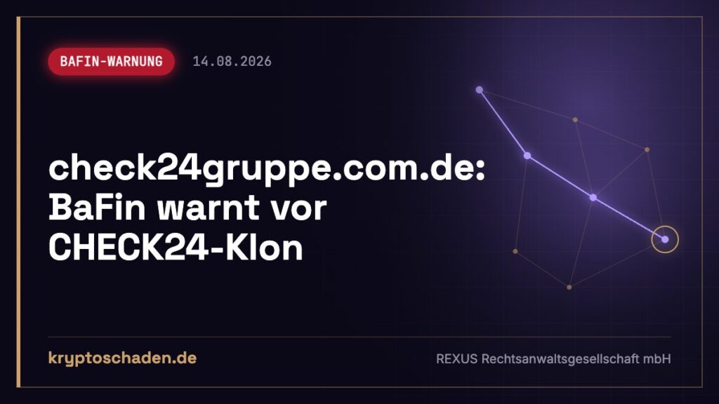 check24gruppe.com.de: Tagesgeld angelegt? BaFin warnt