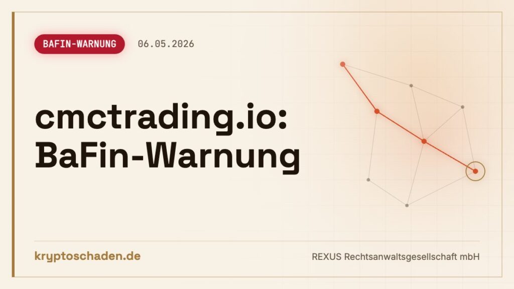 cmctrading.io: Fake-Aufsicht Ifinma laut BaFin – Krypto weg?