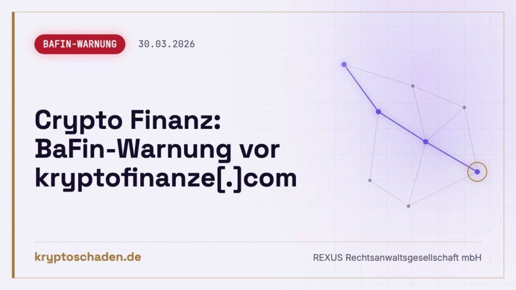 Crypto Finanz verspricht Rückholung? Was die BaFin sagt