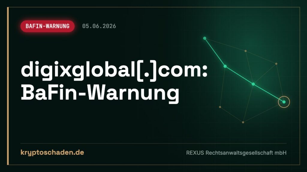 digixglobal.com: Betreiber unbekannt – Krypto zurückholen?