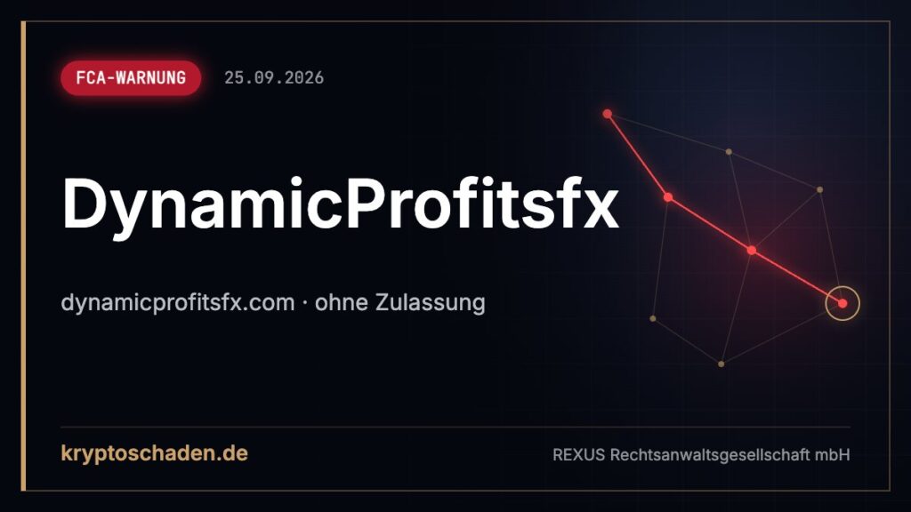 DynamicProfitsfx: FCA warnt vor Betrug – und das Finanzamt?