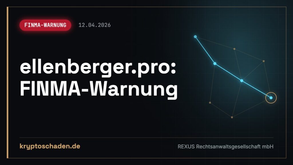 ellenberger.pro: Fake-Auftritt laut FINMA – Geld überwiesen?