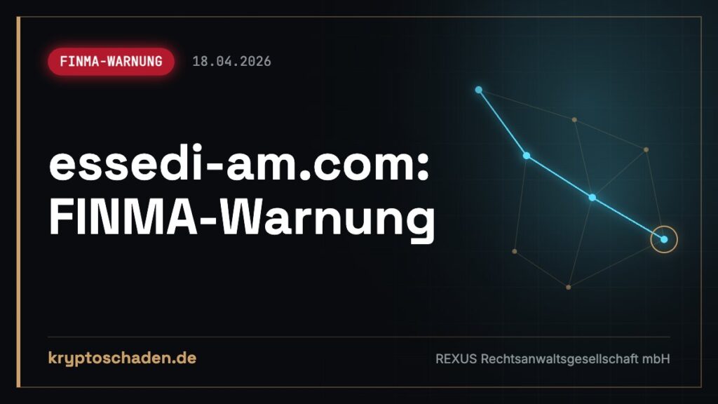 essedi-am.com: Fake-Klon laut FINMA – schon überwiesen?