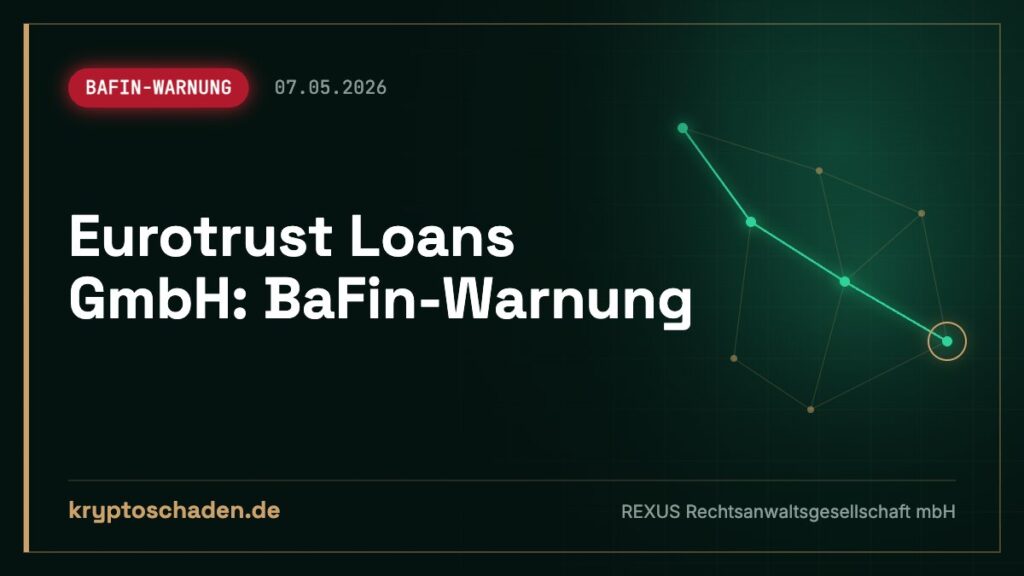 Eurotrust Loans: Gebühr für Darlehen gezahlt? BaFin-Warnung