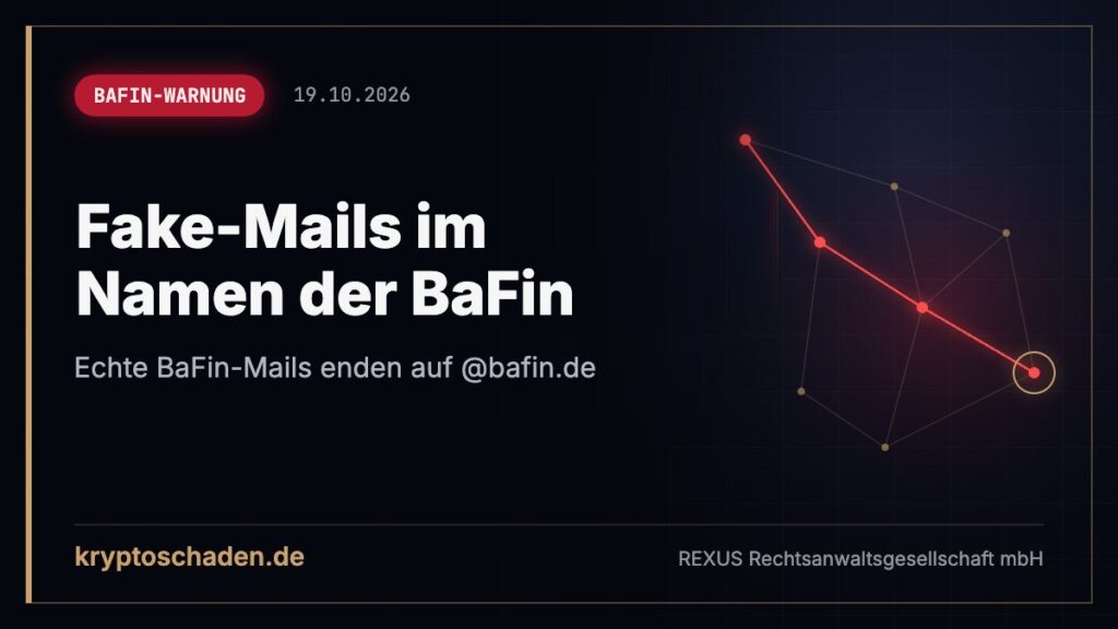 Fake-Mails im Namen der BaFin: Betrug erkennen – Geld zurück?