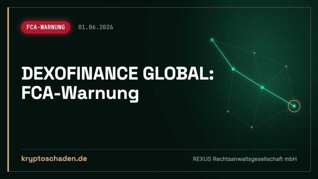 DEXOFINANCE GLOBAL: Kapital eingezahlt? So reagieren Sie