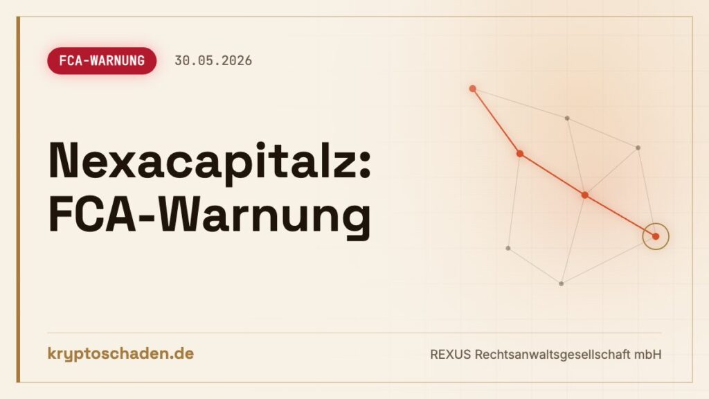 Nexacapitalz auf FCA-Warnliste: Auszahlung blockiert?