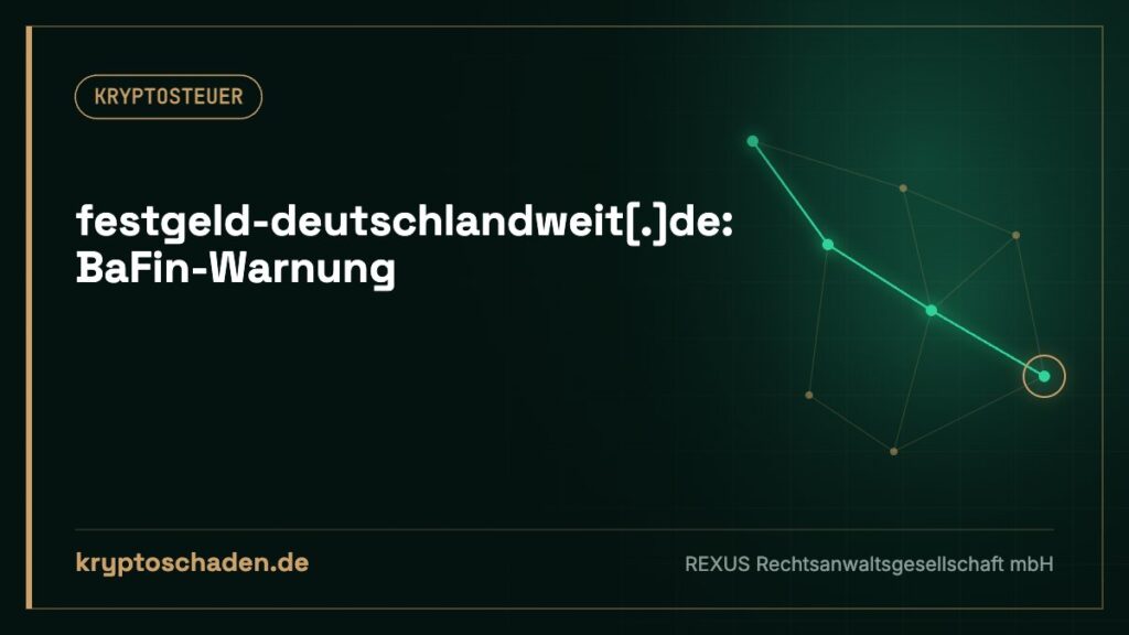 festgeld-deutschlandweit.de: Einlage zurückholen