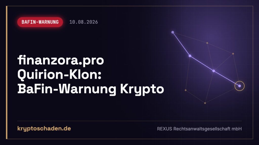 finanzora.pro: Fake-Klon laut BaFin – Einzahlung retten?