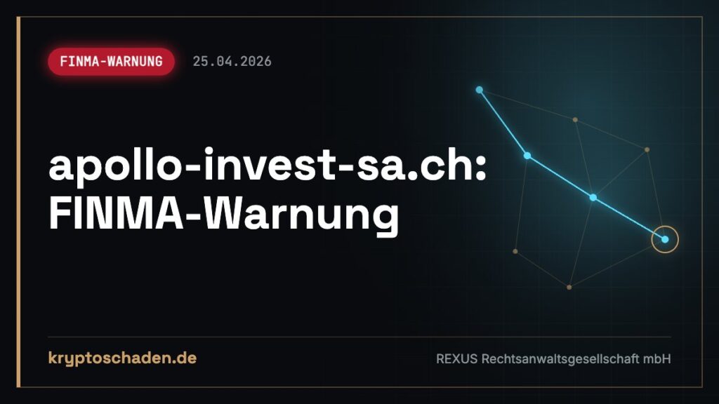 apollo-invest-sa.ch: Fake-Klon laut FINMA – Anlage verloren?