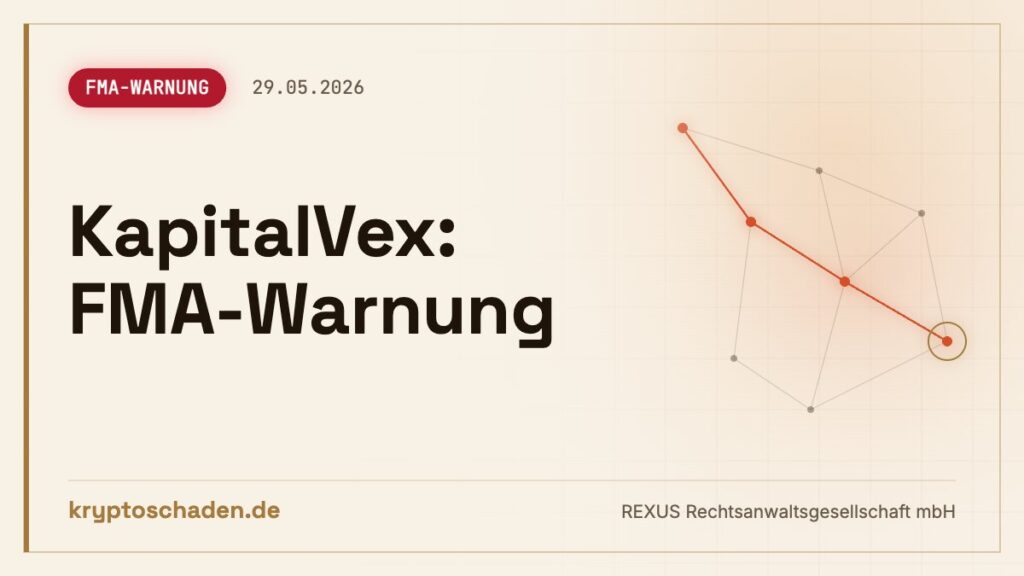 KapitalVex auf FMA-Warnliste: CFD-Geld zurückholen