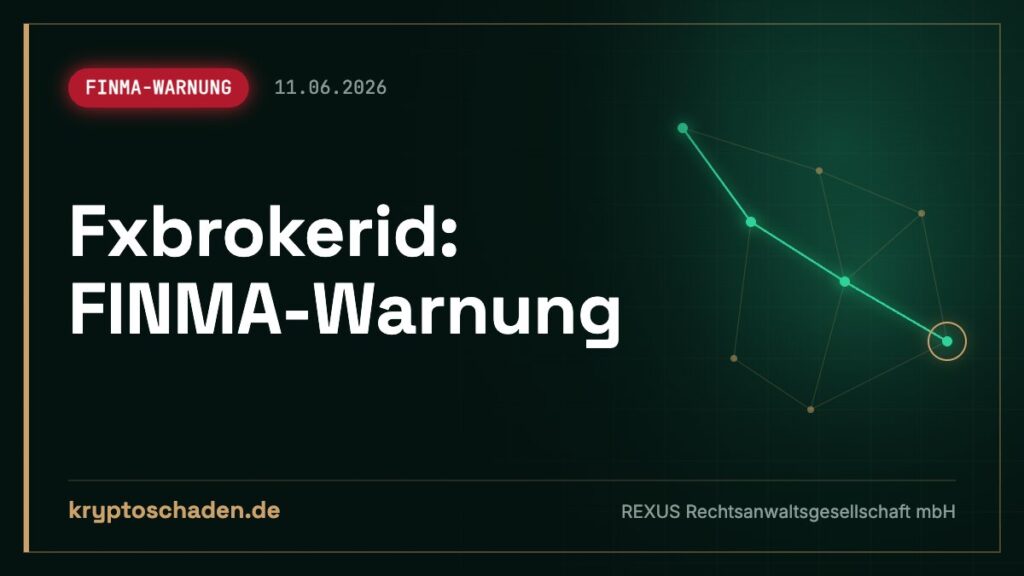 Fxbrokerid: Nicht mehr an Ihr Geld? FINMA-Warnung