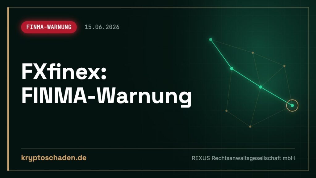 FXfinex: Forex-Auszahlung blockiert? FINMA warnt