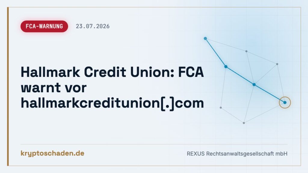 Hallmark Credit Union: Überwiesen? So reagieren Sie jetzt