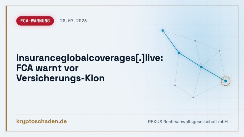 insuranceglobalcoverages.live: Prämie gezahlt? FCA warnt
