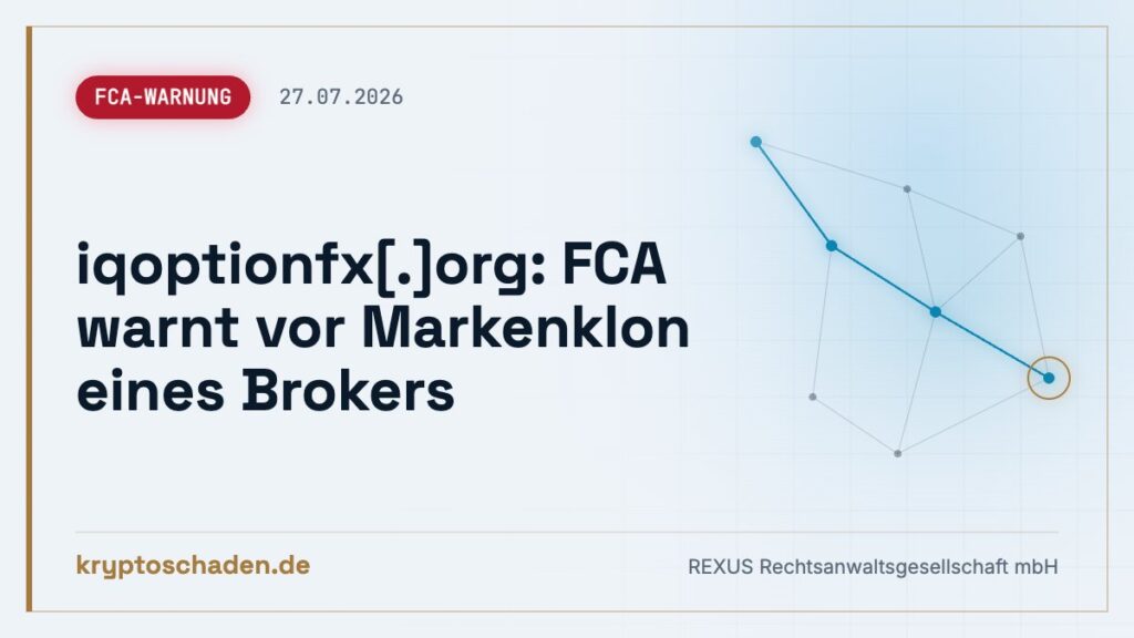 iqoptionfx.org nicht zugelassen: Einzahlung zurückfordern