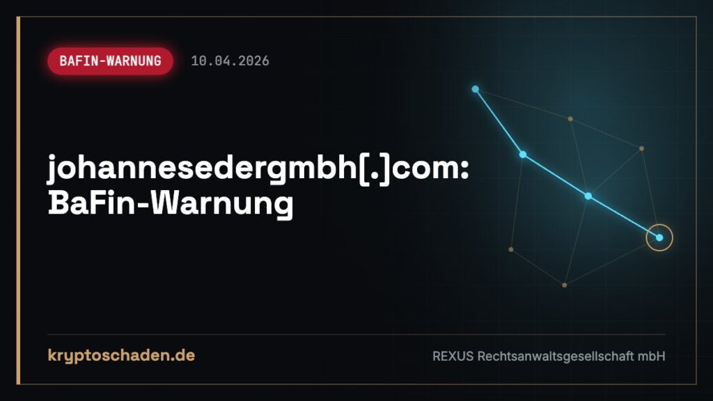 johannesedergmbh.com: Fake-Aufsicht laut BaFin – überwiesen?