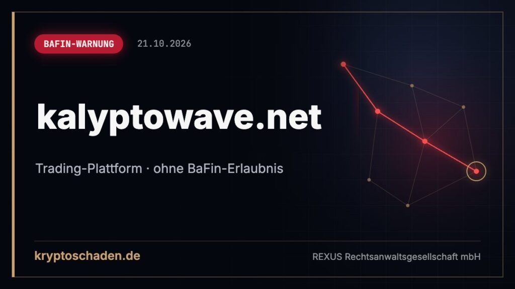 kalyptowave.net: BaFin-Warnung – Auszahlung blockiert?