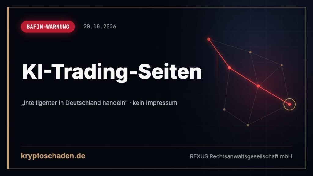KI-Trading-Seiten ohne Impressum: BaFin-Liste wächst weiter