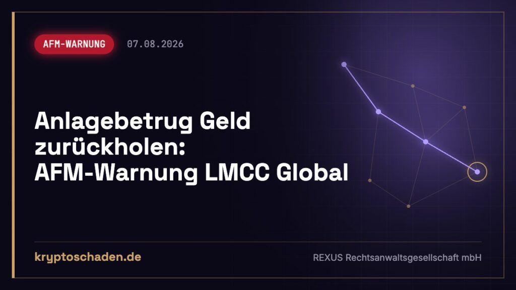 LMCC Global: Boilerroom-Betrug laut AFM – Auszahlung weg?