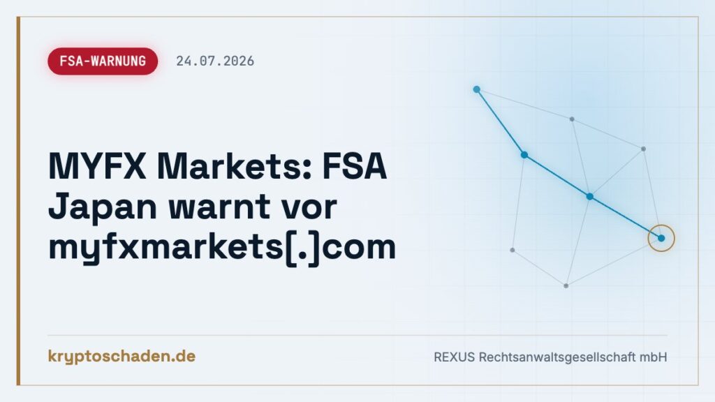 MYFX Markets: FSA Japan warnt – was Einzahler tun können