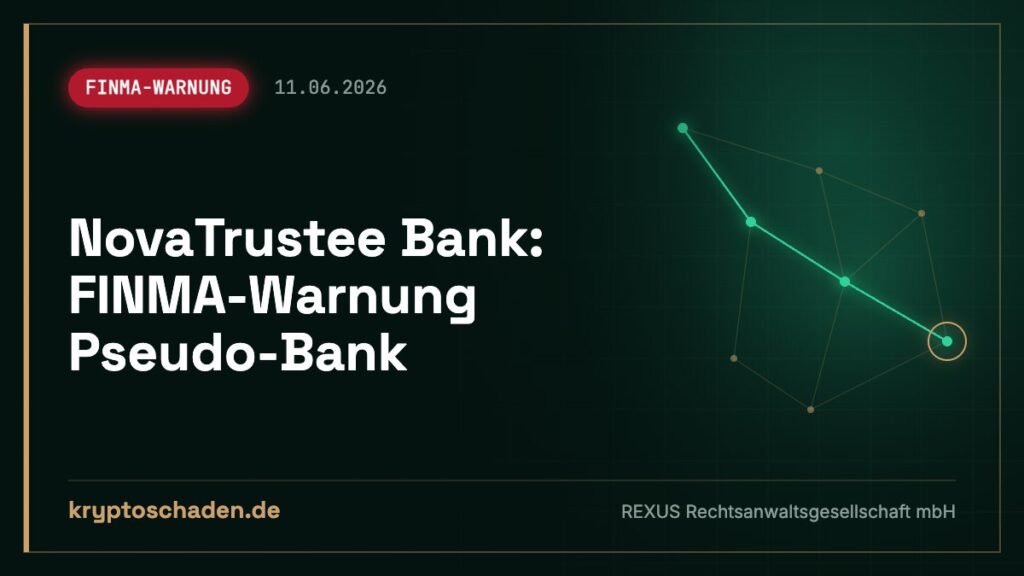 NovaTrustee Bank: Einlagen ohne Bankbewilligung – was nun?