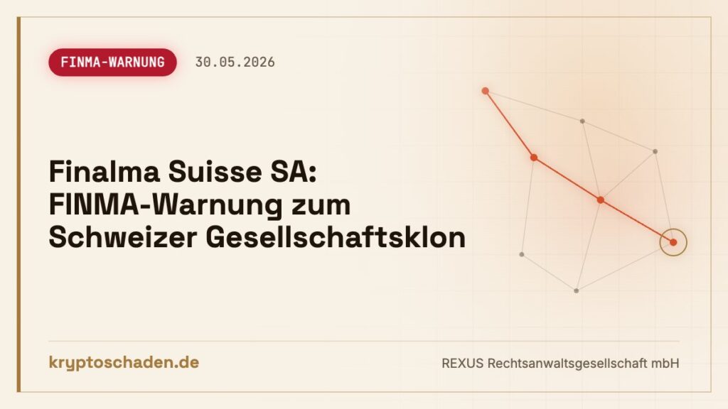 finalma-suisse.com: Fake-Auftritt laut FINMA – investiert?