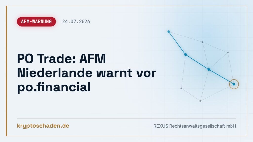 PO Trade auf AFM-Warnliste: FX und Krypto – was jetzt?
