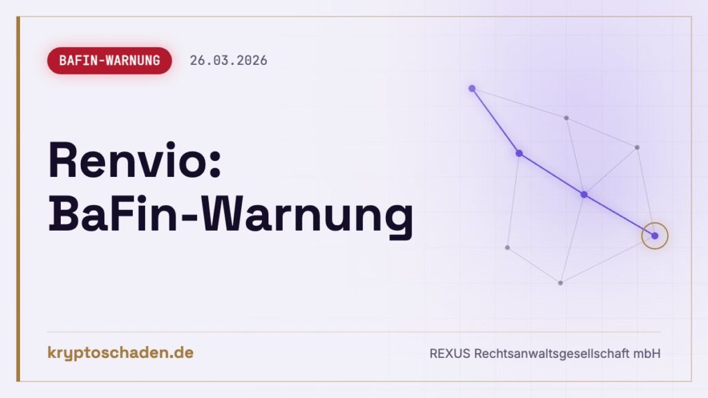 Renvio: Nach Promi-Werbung eingezahlt? BaFin warnt