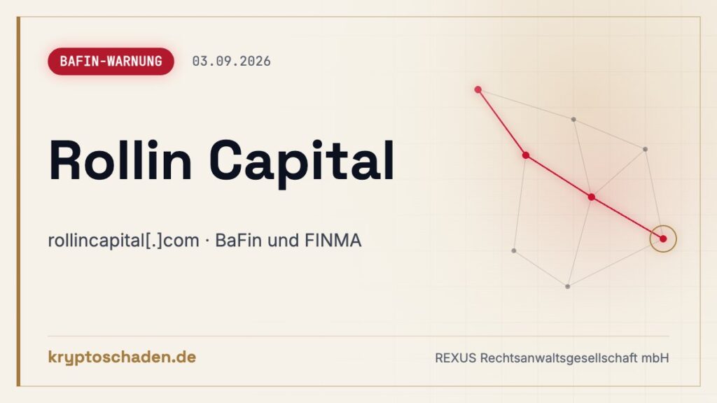 rollincapital.com: Fake-Firmenbezug laut FINMA – was tun?
