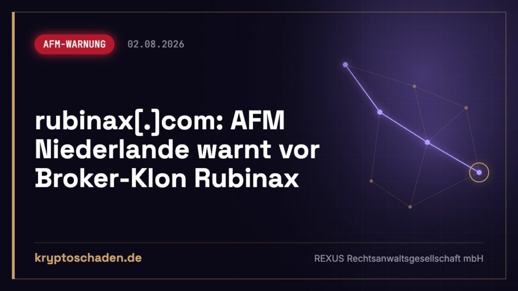 Rubinax: CFD-Handel ohne Zulassung – Geld zurück?