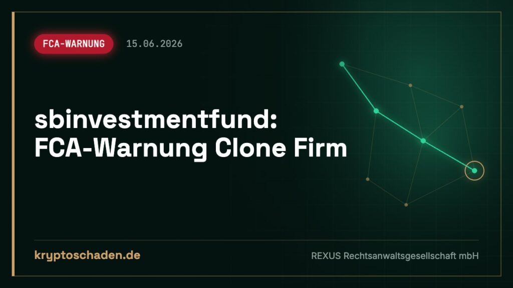 sbinvestmentfund.org: FCA meldet Fake-Firma – Geld angelegt?