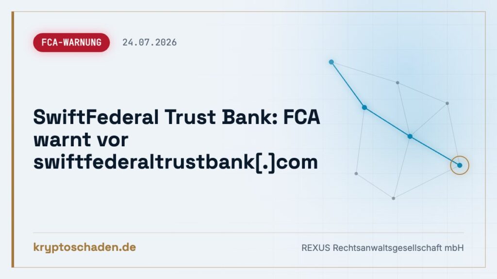 SwiftFederal Trust Bank: Geld angelegt? Ihre ersten Schritte