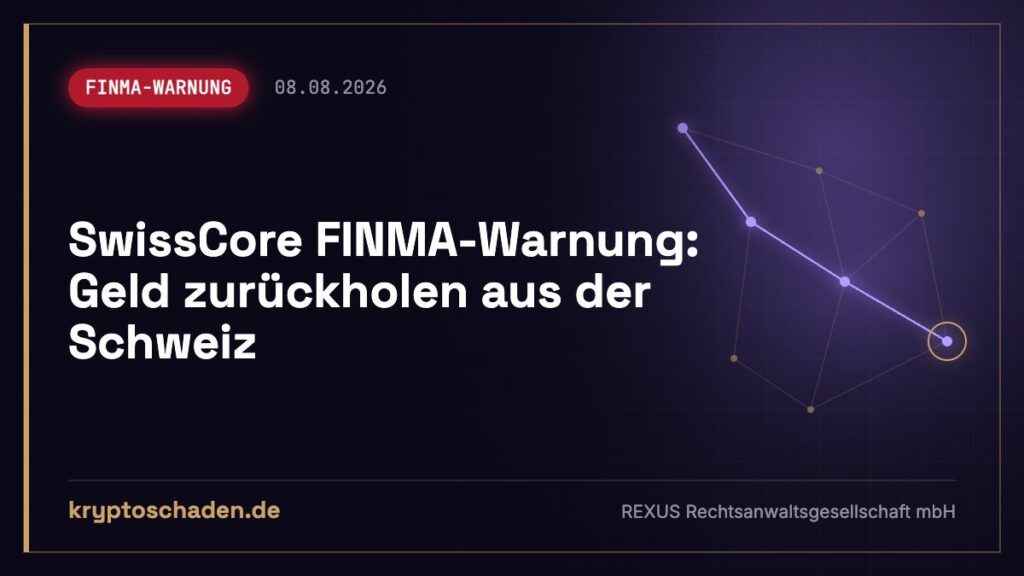 swisscore.net: Geld in die Schweiz überwiesen?