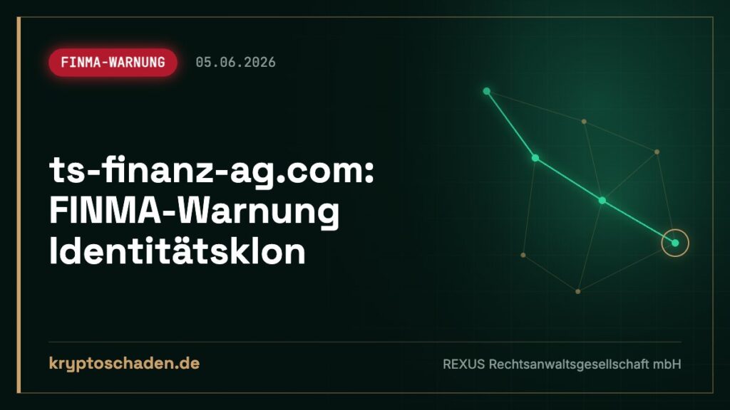 ts-finanz-ag.com: FINMA meldet Fake-Klon – Geld zurückholen
